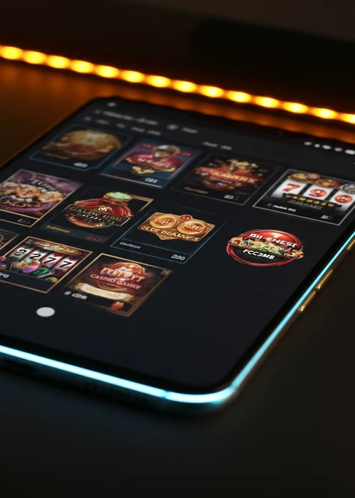 Vegas Kings Casino homepage with golden royal theme and slots showcase